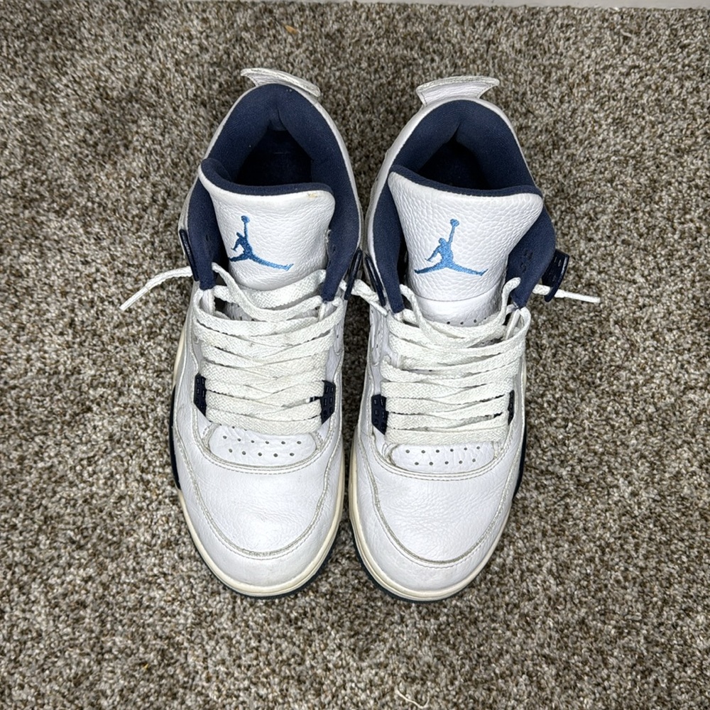 NIKE Men's Jordan 4 Retro Columbia Shoes Size 8 - Picture 6 of 12
